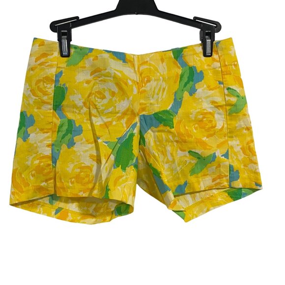 Lilly Pulitzer Deenie‎ in Yellow Sunglow Casual Shorts Size 00 - Picture 1 of 7